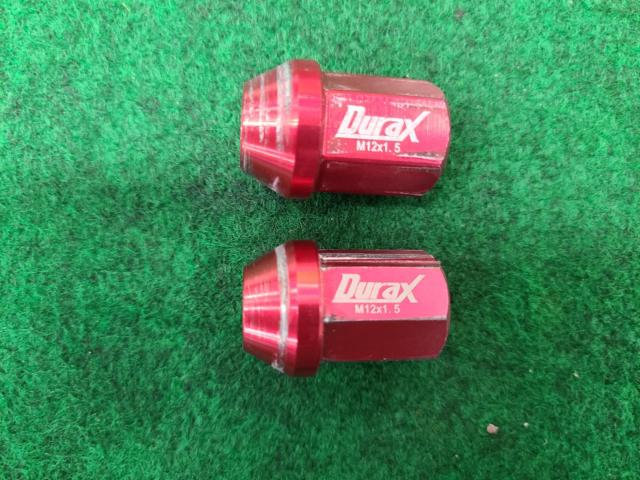 【Durax】レーシングナット M12×1.5 ロックナット付き 20本