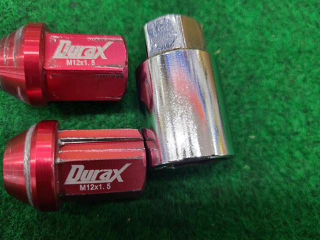 【Durax】レーシングナット M12×1.5 ロックナット付き 20本