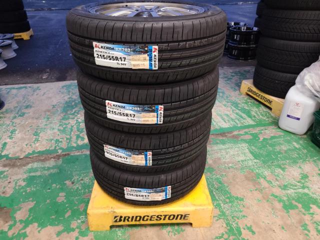 【MARUKA SERVICE】MANARAY SPORT EUROTECH Eurotech G-HOMMAGE+【KENDA】KR203 215/55R17 94V