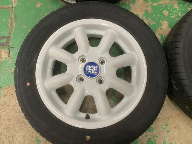 【MINILITE】NE022-W  + 【GOODYEAR】 EfficientGrip RVF02 155/65R14 75H