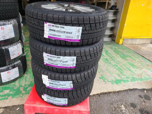 AUTOBACS SEVEN(オートバックスセブン)     + NEXEN(ネクセン)/ROADSTONE NEXEN WINGUARD ice2 215/60R16