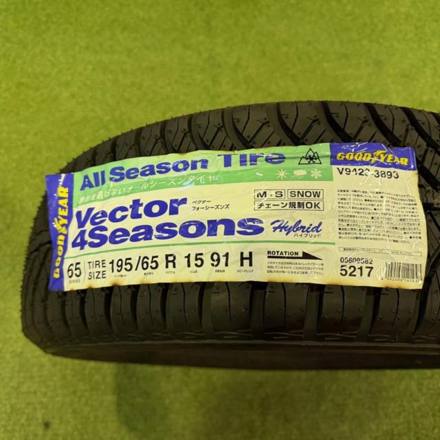 GOODYEAR Vector 4seasons Hybrid 1本のみ 2019年製 ラベル付き未使用品