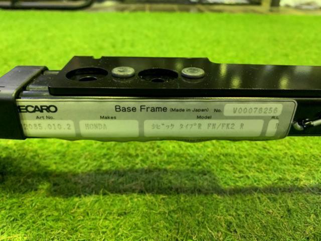 RECARO
FN/FK2
For the Civic Type R
Driver side