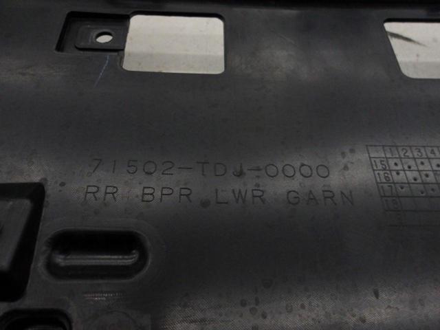 HONDA genuine
Rear bumper garnish
S660
JW5
Previous period