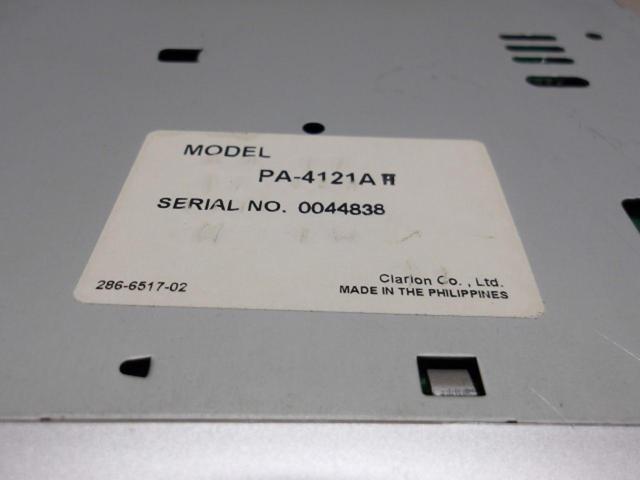 Clarion
DMZ375
(PA-4121A)