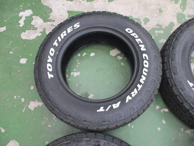 TOYO
OPEN
COUNTRY
A / T
215 / 70R16
100T
4 pieces set