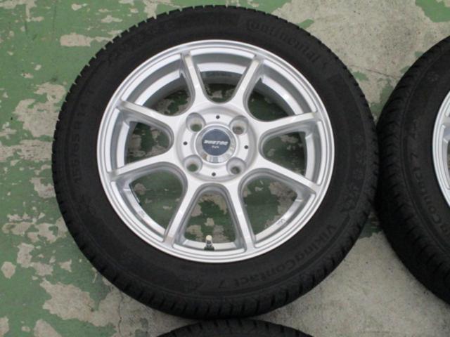 TOKYO SHARIN BUSTER Eight + Continental Viking Contact7 155/65R14 75T 4本セット