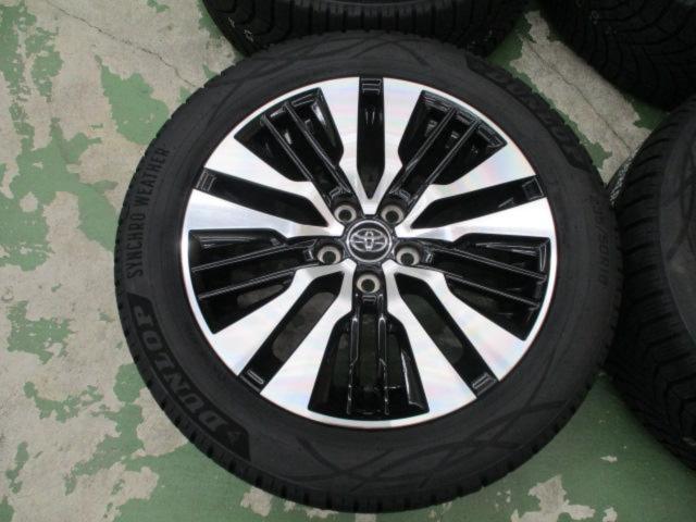 トヨタ純正 アルミホイール アルファード AGH30W 後期 SCパッケージ 切削光輝  + DUNLOP SYNCHRO WEATHER 235/50R18 101V