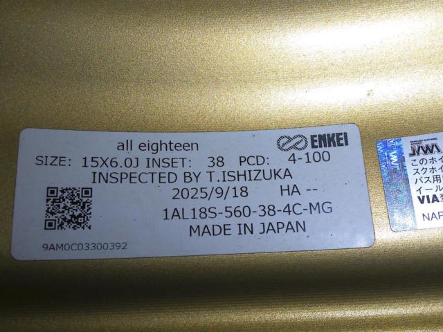 ENKEI all eighteen + KENDA KR203