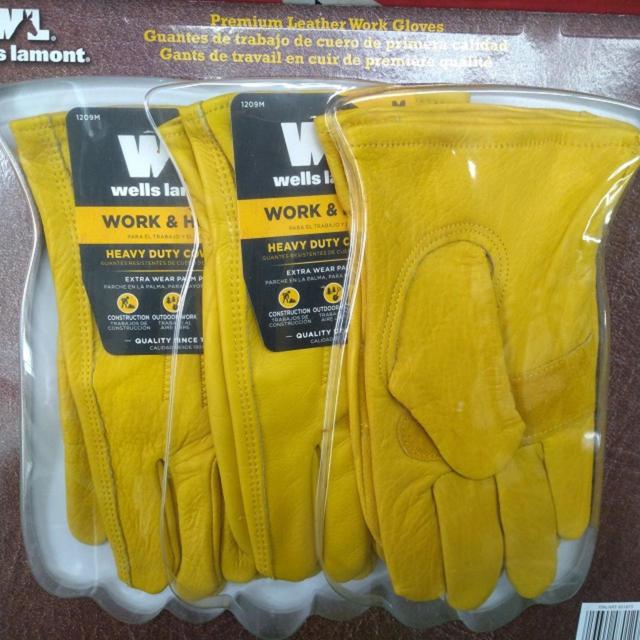 【WG】wells lamont レザーグローブ 3双セット