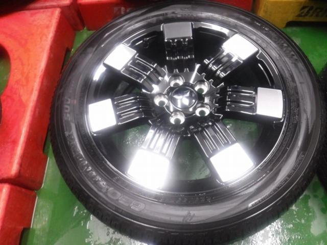 6【三菱純正】デリカD:5/Pグレード純正スポークアルミ+YOKOHAMA GEOLANDAR SUV