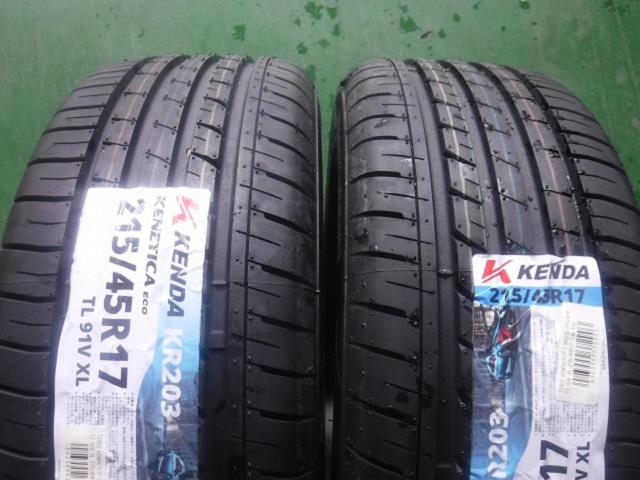 4トヨタ純正(TOYOTA)  プリウス/50系純正スポークアルミ  + KENDA(ケンダ) KR203