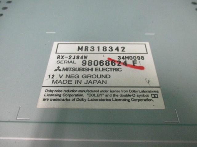MITSUBISHI 純正カセットチューナー【MR318342】