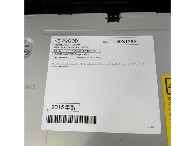 KENWOOD MDV-L403W ワンセグ/CD/DVD/SD/SD録音/MP3/WMA