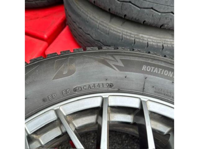 9【HOT STUFF(ホットスタッフ)】Exceeder(エクシーダー) E05Ⅱメッシュホイール+【BRIDGESTONE】BLIZZAK DM-V3