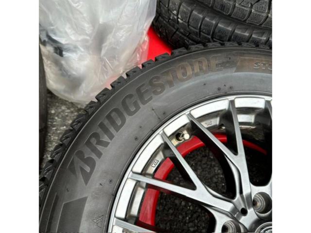 9【HOT STUFF(ホットスタッフ)】Exceeder(エクシーダー) E05Ⅱメッシュホイール+【BRIDGESTONE】BLIZZAK DM-V3