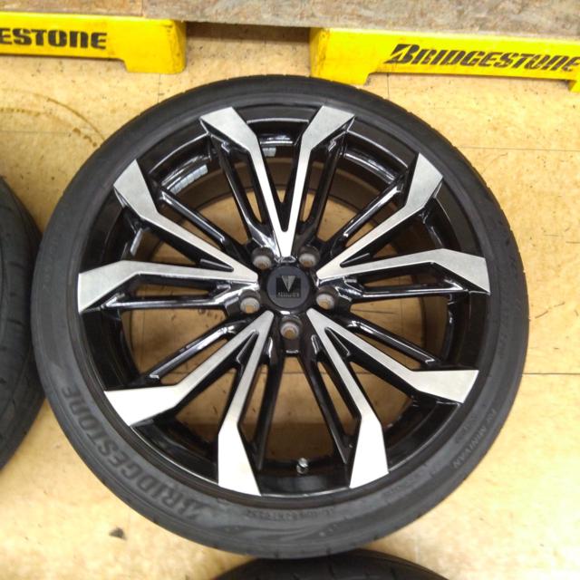 【トヨタ純正】 純正OP品MODELISTA(モデリスタ) WingDancerⅨ/ウィングダンサー9+【BRIDGESTONE】 Playz PX-RVⅡ