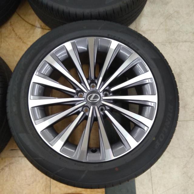 ★LS500H納車外し♪★LEXUS純正
(レクサス)  LS500h EXECUTIVE切削光輝 ノイズリダクション 純正ホイール  + DUNLOP(ダンロップ) 【DUNLOP】SP SP