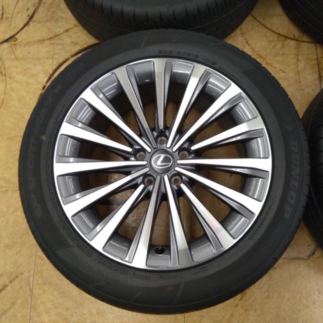 ★LS500H納車外し♪★LEXUS純正
(レクサス)  LS500h EXECUTIVE切削光輝 ノイズリダクション 純正ホイール  + DUNLOP(ダンロップ) 【DUNLOP】SP SP