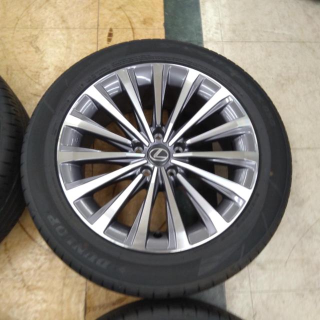 ★LS500H納車外し♪★LEXUS純正
(レクサス)  LS500h EXECUTIVE切削光輝 ノイズリダクション 純正ホイール  + DUNLOP(ダンロップ) 【DUNLOP】SP SP