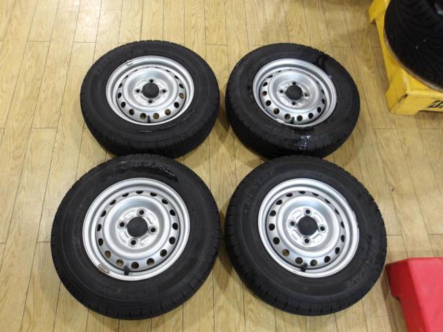 ダイハツ純正(DAIHATSU)  ハイゼット純正スチールホイール  + DUNLOP(ダンロップ) DUNLOP ENASAVE VAN01 145/80R12