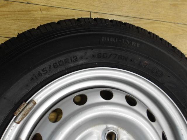 ダイハツ純正(DAIHATSU)  ハイゼット純正スチールホイール  + DUNLOP(ダンロップ) DUNLOP ENASAVE VAN01 145/80R12