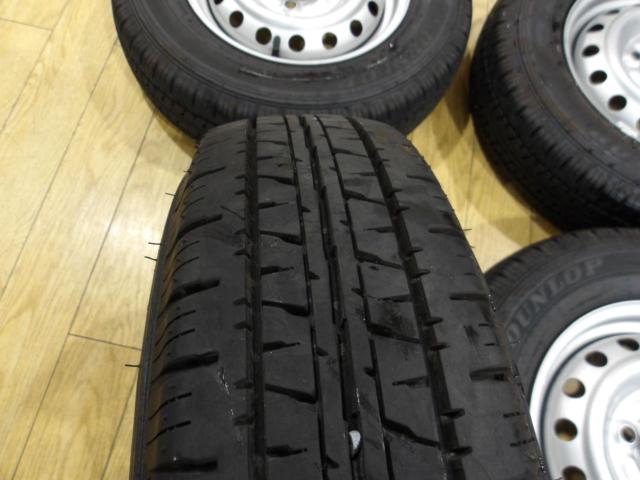 ダイハツ純正(DAIHATSU)  ハイゼット純正スチールホイール  + DUNLOP(ダンロップ) DUNLOP ENASAVE VAN01 145/80R12
