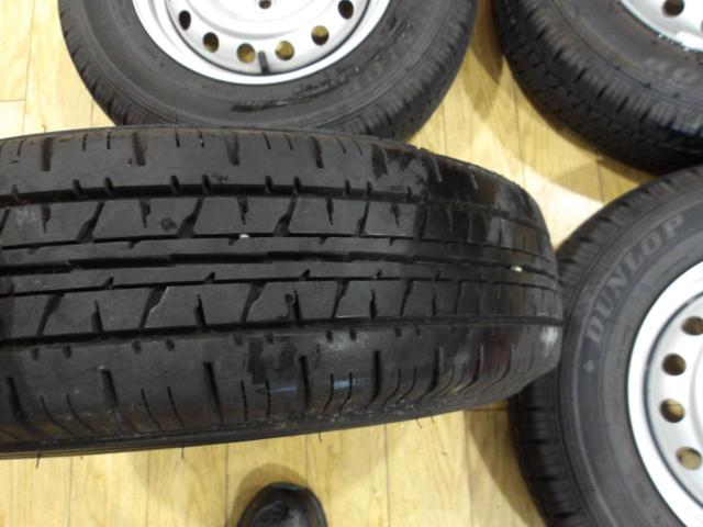 ダイハツ純正(DAIHATSU)  ハイゼット純正スチールホイール  + DUNLOP(ダンロップ) DUNLOP ENASAVE VAN01 145/80R12