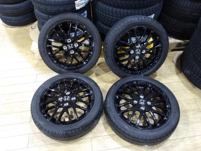 ホンダ純正 N-BOXカスタム特別仕様車STYLE+BLACK 純正ホイール+DUNLOP ENASAVE EC300