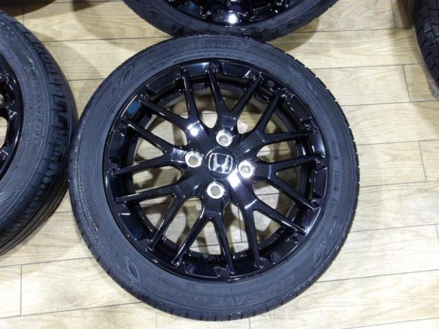ホンダ純正 N-BOXカスタム特別仕様車STYLE+BLACK 純正ホイール+DUNLOP ENASAVE EC300