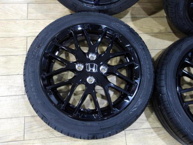 ホンダ純正 N-BOXカスタム特別仕様車STYLE+BLACK 純正ホイール+DUNLOP ENASAVE EC300