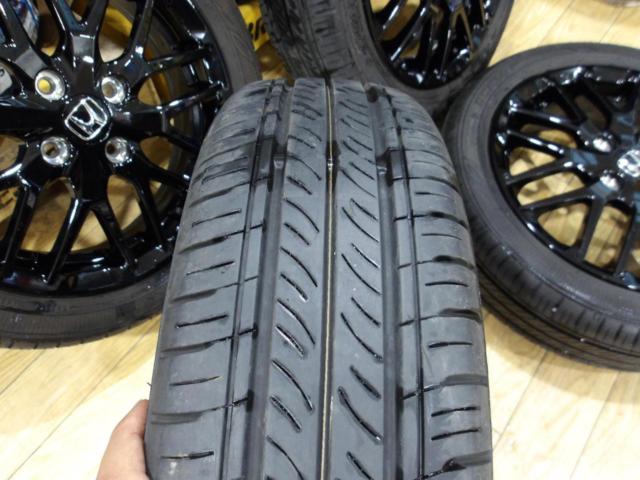 ホンダ純正 N-BOXカスタム特別仕様車STYLE+BLACK 純正ホイール+DUNLOP ENASAVE EC300
