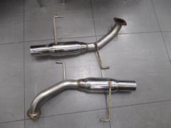 5ZIGEN SUPERLAP 競技用オールステンレス砲弾型マフラー レガシィB4 BL5