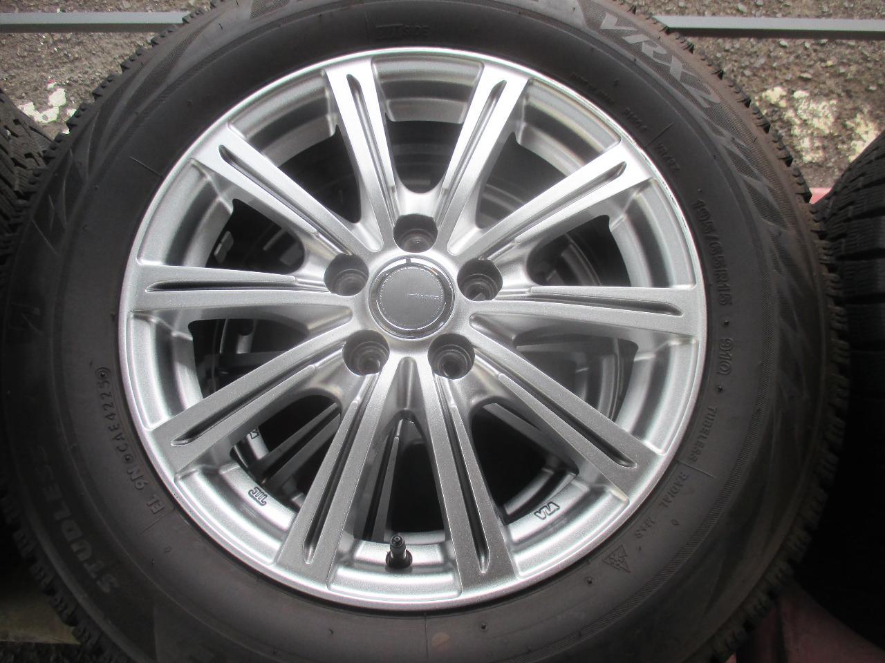 MILLOUSスポークホイール + BRIDGESTONE BLIZZAK VRX2 2025年製造