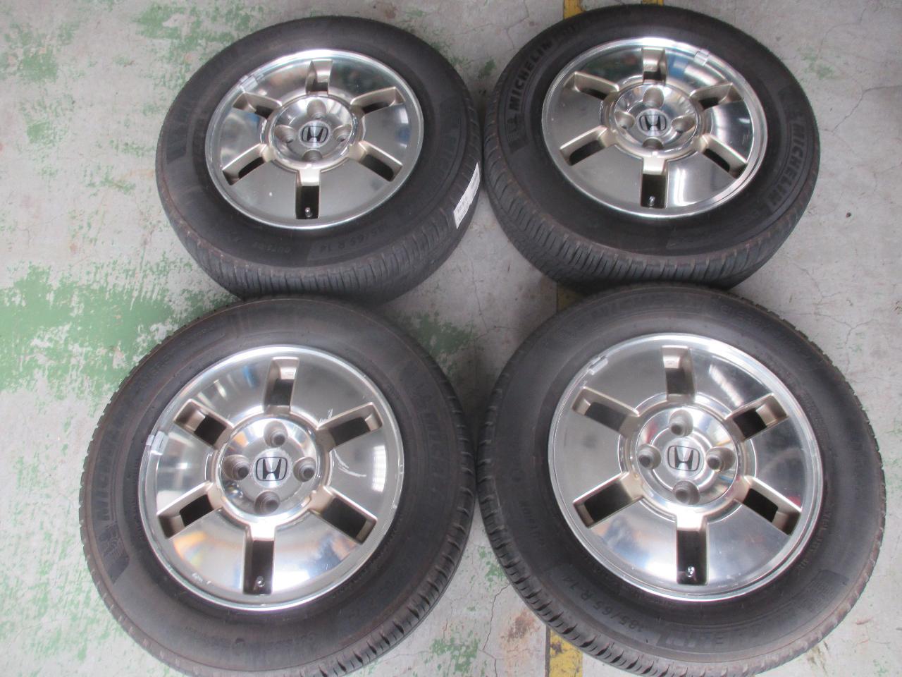 ホンダ純正 モビリオスパイク純正ホイール + MICHELIN ENERGY SAVER4