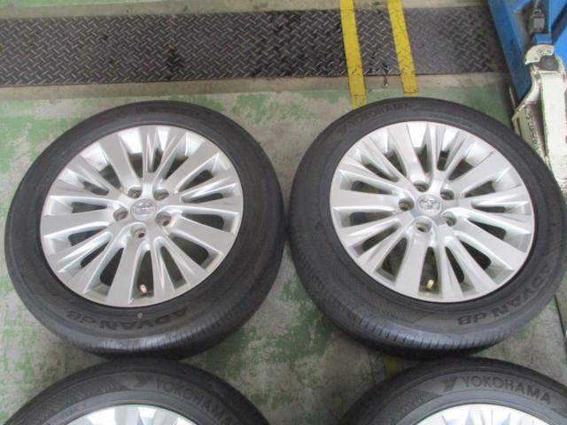 トヨタ純正 20系/アルファード･ヴェルファィア 純正ホイール + YOKOHAMA ADVAN dB V552 235/50R18  2024年製造