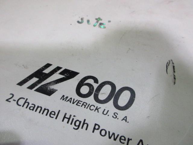 MAVERICK
HZ600
2ch amplifier