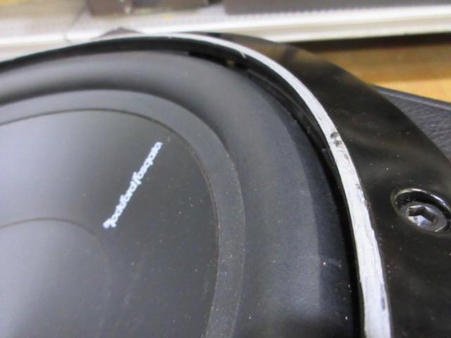 Rockford P1S4-12
12 inches with BOX subwoofer