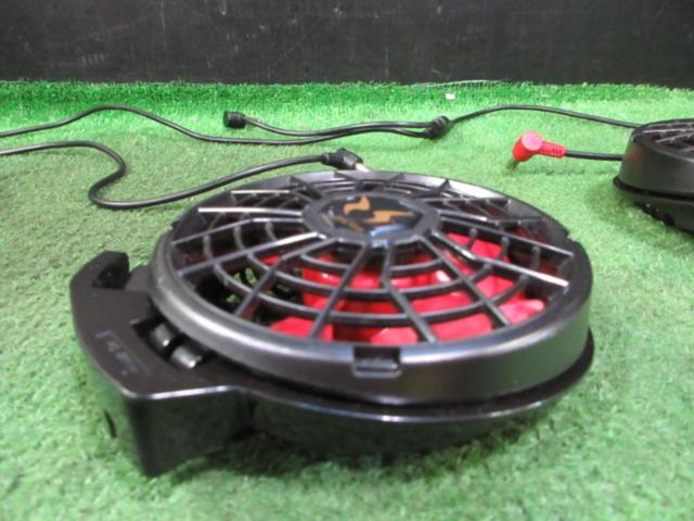 【サンエス】空調服用ファンx2&充電器 ※動作未チェック