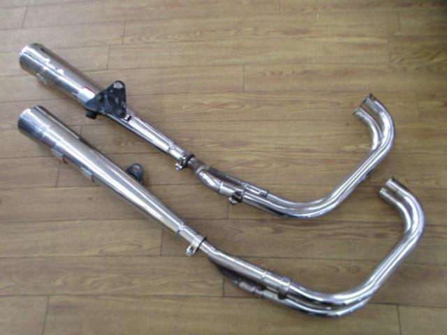 ワケアリ【Z400FX/年式不明】JAMA ENGINEERING メガホンマフラー