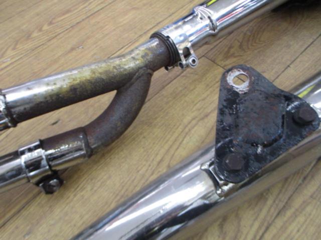 ワケアリ【Z400FX/年式不明】JAMA ENGINEERING メガホンマフラー