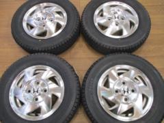 ★バランス調整済み/未使用タイヤ付き★HONDA バモス 純正ホイール+BRIDGESTONE W300(2025年製造)