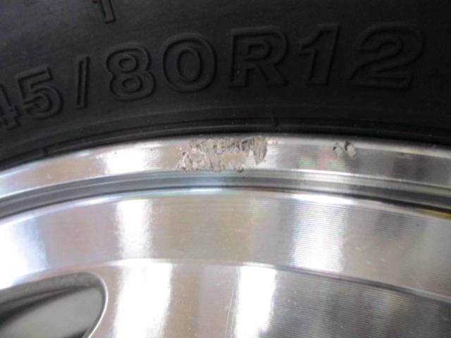★バランス調整済み/未使用タイヤ付き★HONDA バモス 純正ホイール+BRIDGESTONE W300(2025年製造)