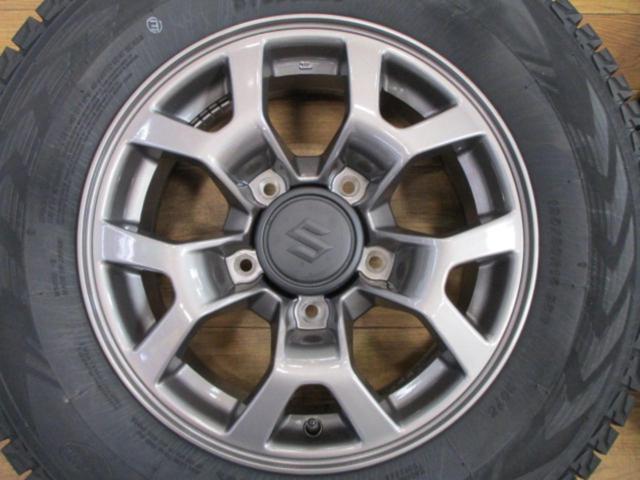 ★バランス調整済み/新品タイヤ付き★ジムニーシエラ/JB74W 純正ホイール+YOKOHAMA iceGUARD SUV G075(2026年製造)