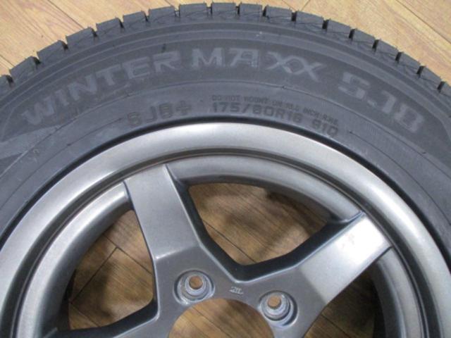 ★バランス調整済み/新品タイヤ付き★MANARAY SPORT Off Performer RT-5N+DUNLOP WINTERMAXX SJ8+(2026年製造)