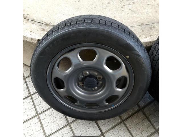 Suzuki genuine Hustler genuine steel wheels + BRIDGESTONE BLIZZAK
VRX3