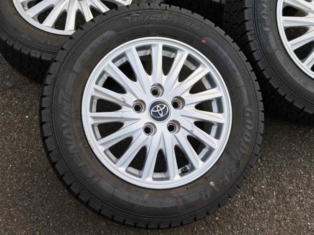 ☆ノア,ヴォクシー(90系不可)に!【トヨタ純正】80系ノア/ヴォクシー純正アルミホイール + 【GOODYEAR】ICENAVI 7