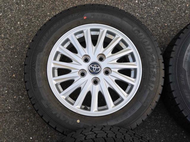 ☆ノア,ヴォクシー(90系不可)に!【トヨタ純正】80系ノア/ヴォクシー純正アルミホイール + 【GOODYEAR】ICENAVI 7