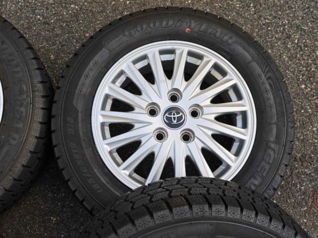 ☆ノア,ヴォクシー(90系不可)に!【トヨタ純正】80系ノア/ヴォクシー純正アルミホイール + 【GOODYEAR】ICENAVI 7