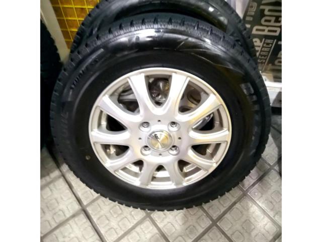 ※溝少ないので1シーズン利用に...軽カーサイズ!【weds】LAUFBAHN+【BRIDGESTONE】BLIZZAK VRX2